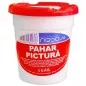 Pahar pictura, cu capac suport pensula, material plastic, 175 ml