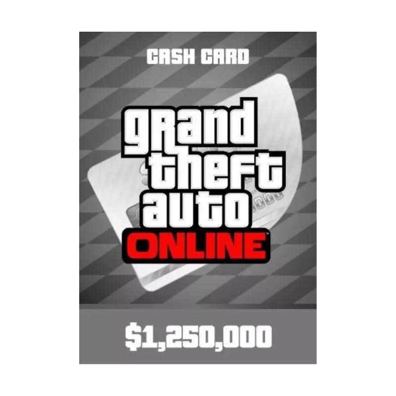 Joc GTA V - Great White Shark Cash Card 1.25M Rockstar Social Club Key Global PC (Cod Activare Instant)