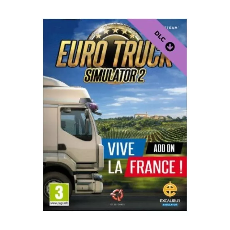 Joc Euro Truck Simulator 2 - Vive La France ! DLC Steam Key Global PC (Cod Activare Instant)