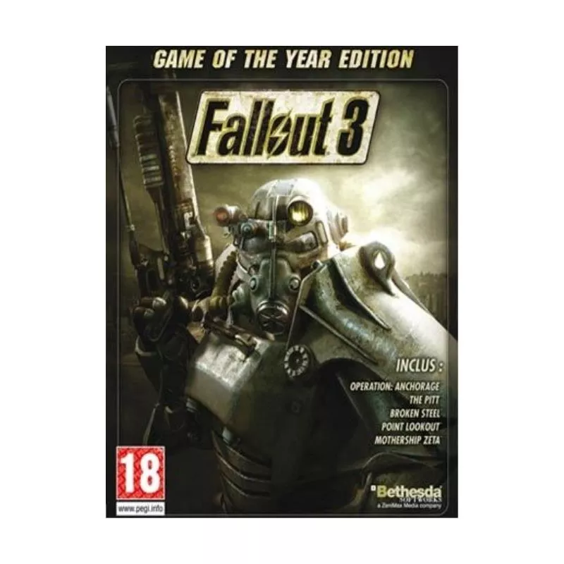 Joc Fallout 3 GOTY Steam Key Global PC (Cod Activare Instant)