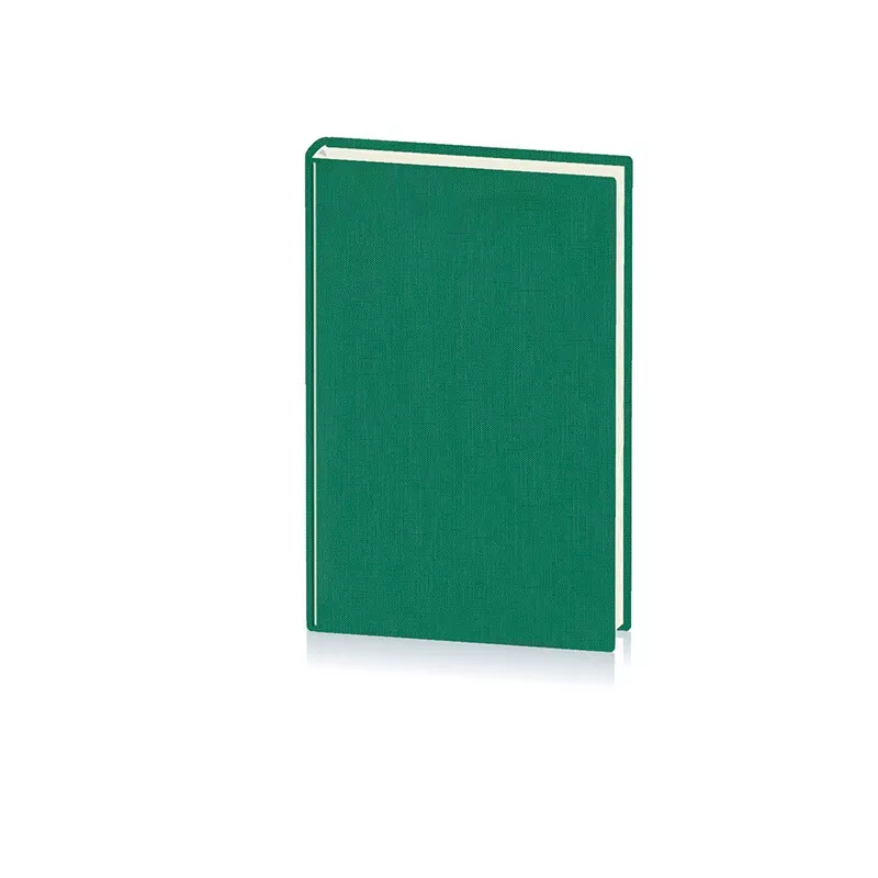 Agenda planificare zilnica A5, 360 pagini cusute, hartie alba, an 2024, verde