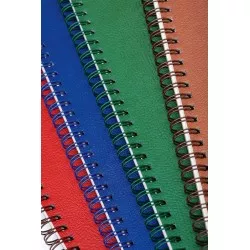 Planner saptamanal 2024, spira metalica, coperti texturate, 112 pagini, 30 X 10 cm, maro