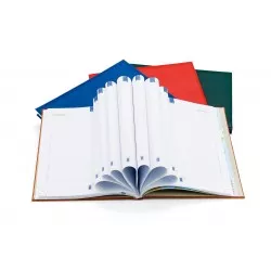 Agenda nedatata, A4, design clasic, 232 pagini, semn de carte, coperti buretate, 21 x 27 cm