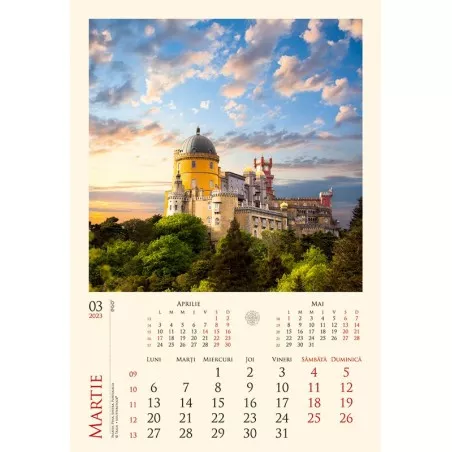 CALENDAR PERETE CASTELE 13 FILE 330*480MM EGO