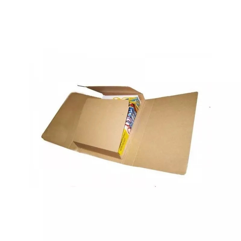 Cutie carton pentru carti, 260x175x70 mm, natur, 3 straturi CO3 420 g/mp