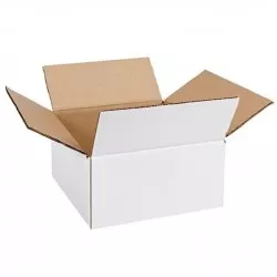 Cutie carton 205x135x150 mm, alb, 3 straturi CO3 470 g/mp