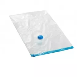 Sac pentru vidat transparent, reutilizabil, 80 x 110 cm, inchidere glisor