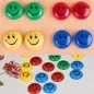 Set 12 magneti whiteboard, smiley face, 30 mm, diverse culori