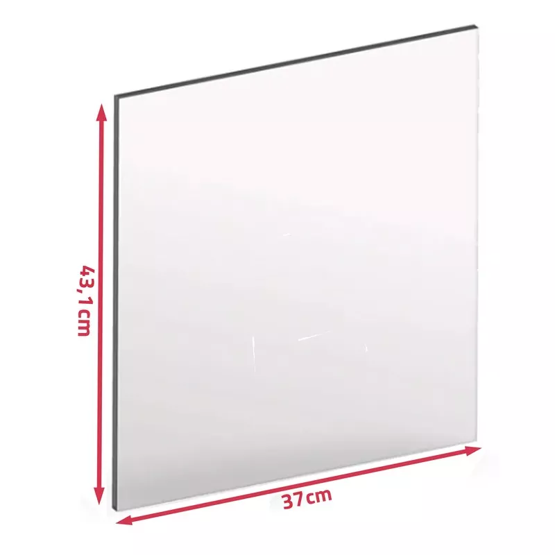 Sticla radiator Glass World Flame WF-999 Maltec, 43,1 x 37 x 0,5 cm