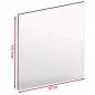 Sticla radiator Glass World Flame WF-999 Maltec, 43,1 x 37 x 0,5 cm