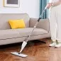 Mop cu rezervor/pulverizator, husa detasabila, microfibra, 128cm, alb