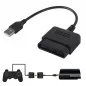 Adaptor pad playstation 2, intrare USB, plastic, negru