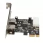 Adaptor card PCI-e USB 3.0, 2 porturi, negru/argintiu