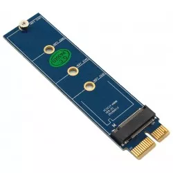 Adaptor SSD M.2 NVMe la PCI Express x1, universal, albastru