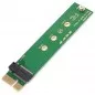 Adaptor SSD M.2 NVMe la PCI Express x1, universal, verde