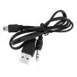 Adaptor 2 in1, mini USB, Jack 3,5 mm, negru