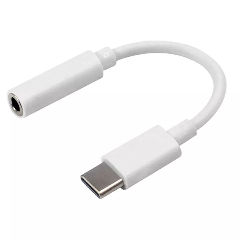 Adaptor USB tip c - Jack 3,5mm, alb