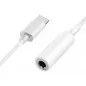 Adaptor USB tip c - Jack 3,5mm, alb