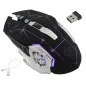 Mouse optic fara fir 1000/1200/1600 DPI, intrare USB, forma ergonomica, 122g, negru