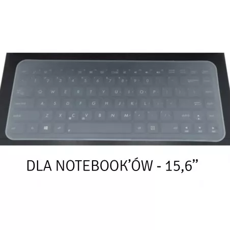 Folie protectie tastatura laptop 15,6inch, silicon