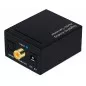 Convertor audio digital, jack 3,5mm, 2 canale, 24 biti, 0,5W, 200g, 5,2 x 4,2 x 2,6cm, negru