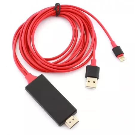 Cablu HDMI - MHL - Lightning