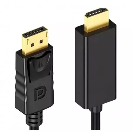 Cablu adaptor DP - HDMI, full HD, suport 3D, negru