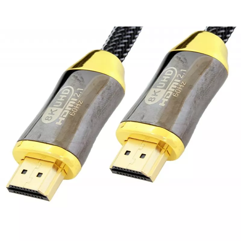 Cablu HDMI dublu, 19 pini, suport HDR dinamic, suport 3D, 60 Hz, 166g, negru