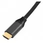 Cablu HDMI - HDMI 2.1, 19 pini, suport HDCP 2.2, suport 3D, 60Hz, 166g, negru