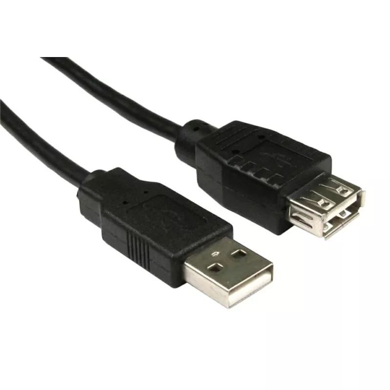 Cablu USB A-B, lungime: 2m, USB compatibil: 1.0/1.1/2.0, negru