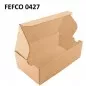 Cutie cu autoformare 200x220x160 mm, carton natur microondul E 360 g, FEFCO 0427