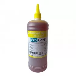 Cerneala universala Dye Yellow, 1 Litru, pentru HP Canon Epson Brother