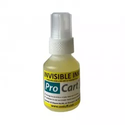 Cerneala UV invizibila Yellow pentru securizare si marcaje, universala, flacon 50 ml