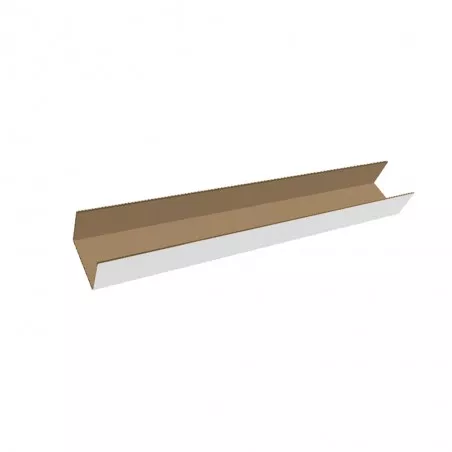 Suport carton pentru clatite, 350x50x35 mm, alb microondul E 400 g