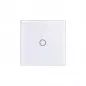 Telecomanda pentru intrerupator smart Touch Smart Home, 86 x 86 x 7 mm, sticla securizata, alb