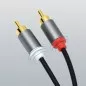 Cablu audio, 4 mufe, 2 mufe RCA la 2 mufe RCA, lungime 1 m