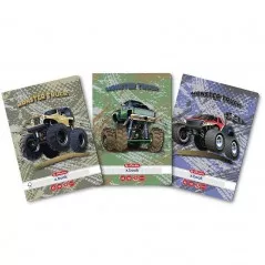 Caiet aritmetica, format A5, 48 file, coperti carton dublu cretat lucios, Monster Truck