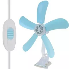 Ventilator birou 12W, prindere tip clema, diametru 40 cm, rotire vericala 360 grade