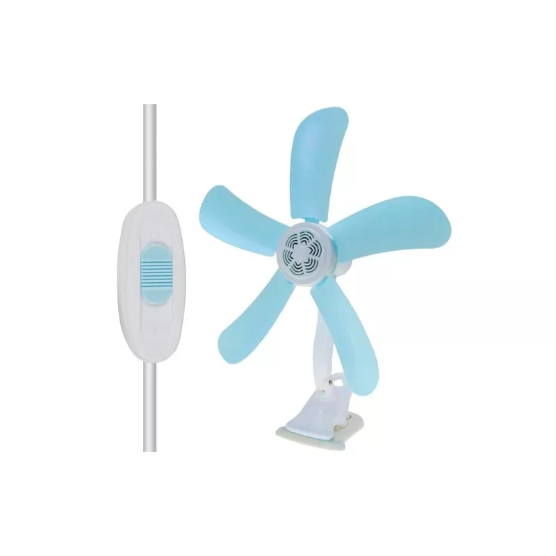 Ventilator birou 12W, prindere tip clema, diametru 40 cm, rotire vericala 360 grade