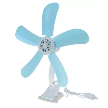 Ventilator birou 12W, prindere tip clema, diametru 40 cm, rotire vericala 360 grade