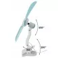 Ventilator birou 12W, prindere tip clema, diametru 40 cm, rotire vericala 360 grade