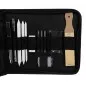 Set creioane pentru schite, universale, 32 piese, ascutitoare, radiera, carbune, grafit, 473g, negru