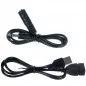 Ghiozdan reflectorizant, port USB, 5 compartimente, fermoar, cutie creioane inclusa, impermeabil, negru