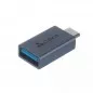 Adaptor USB 3.0 - USB type C,  tehnologie OTG, 5Gb/s, 0,5A, metal/PVC, 3x0,7x1,5 cm