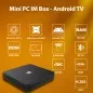 Mini PC IM Box, Android TV, Mira Cast, 4K Ultra HD, Quad-Core 2.0 GHz, telecomanda