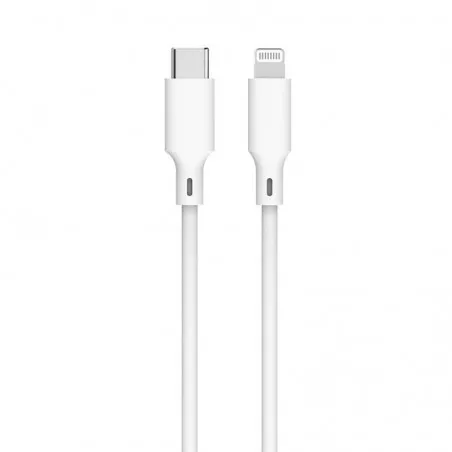 Cablu USB-C - Lightning, PD 27W, 480Mbps, 1 m, pentru incarcare si transfer date