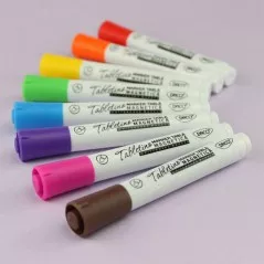 Marker pentru tabla magnetica, set 8 culori, varf rotund, grosime scriere 3 mm