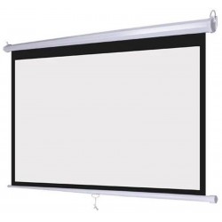 Ecran pentru proiectie 100 inch, format 16:9, portabil, sistem prindere, alb mat