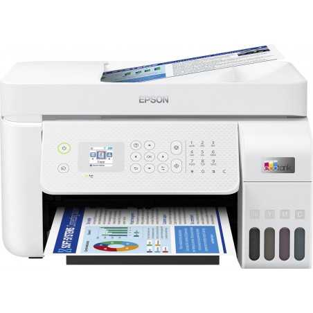 Multifunctionala Epson EcoTank L5296, inkjet, 10ppm, Fax, ADF, Wireless, USB