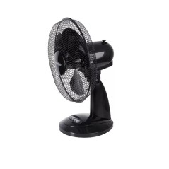 Ventilator de masa, 70W, unghi reglabil, 3 trepte de viteza, diametru 30 cm, negru